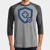 Mens Perfect Tri ® 3/4 Sleeve Raglan Thumbnail