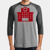 Mens Perfect Tri ® 3/4 Sleeve Raglan Thumbnail