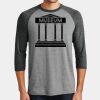 Mens Perfect Tri ® 3/4 Sleeve Raglan Thumbnail