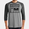 Mens Perfect Tri ® 3/4 Sleeve Raglan Thumbnail