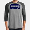 Mens Perfect Tri ® 3/4 Sleeve Raglan Thumbnail