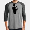 Mens Perfect Tri ® 3/4 Sleeve Raglan Thumbnail