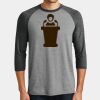 Mens Perfect Tri ® 3/4 Sleeve Raglan Thumbnail