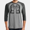 Mens Perfect Tri ® 3/4 Sleeve Raglan Thumbnail