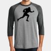 Mens Perfect Tri ® 3/4 Sleeve Raglan Thumbnail
