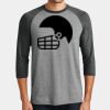 Mens Perfect Tri ® 3/4 Sleeve Raglan Thumbnail
