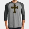 Mens Perfect Tri ® 3/4 Sleeve Raglan Thumbnail