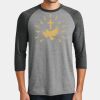 Mens Perfect Tri ® 3/4 Sleeve Raglan Thumbnail