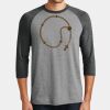 Mens Perfect Tri ® 3/4 Sleeve Raglan Thumbnail