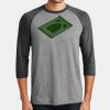 Mens Perfect Tri ® 3/4 Sleeve Raglan Thumbnail