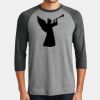 Mens Perfect Tri ® 3/4 Sleeve Raglan Thumbnail