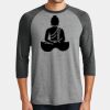 Mens Perfect Tri ® 3/4 Sleeve Raglan Thumbnail