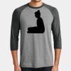 Mens Perfect Tri ® 3/4 Sleeve Raglan Thumbnail