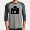 Mens Perfect Tri ® 3/4 Sleeve Raglan Thumbnail