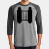 Mens Perfect Tri ® 3/4 Sleeve Raglan Thumbnail