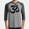 Mens Perfect Tri ® 3/4 Sleeve Raglan Thumbnail