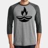 Mens Perfect Tri ® 3/4 Sleeve Raglan Thumbnail