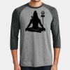 Mens Perfect Tri ® 3/4 Sleeve Raglan Thumbnail