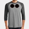 Mens Perfect Tri ® 3/4 Sleeve Raglan Thumbnail