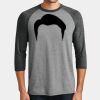 Mens Perfect Tri ® 3/4 Sleeve Raglan Thumbnail