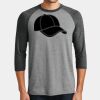 Mens Perfect Tri ® 3/4 Sleeve Raglan Thumbnail