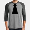 Mens Perfect Tri ® 3/4 Sleeve Raglan Thumbnail