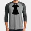 Mens Perfect Tri ® 3/4 Sleeve Raglan Thumbnail