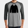 Mens Perfect Tri ® 3/4 Sleeve Raglan Thumbnail