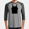 Mens Perfect Tri ® 3/4 Sleeve Raglan Thumbnail