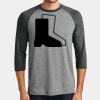 Mens Perfect Tri ® 3/4 Sleeve Raglan Thumbnail