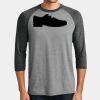 Mens Perfect Tri ® 3/4 Sleeve Raglan Thumbnail