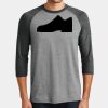 Mens Perfect Tri ® 3/4 Sleeve Raglan Thumbnail