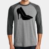 Mens Perfect Tri ® 3/4 Sleeve Raglan Thumbnail