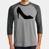 Mens Perfect Tri ® 3/4 Sleeve Raglan Thumbnail