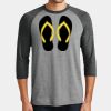 Mens Perfect Tri ® 3/4 Sleeve Raglan Thumbnail