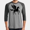 Mens Perfect Tri ® 3/4 Sleeve Raglan Thumbnail