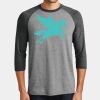 Mens Perfect Tri ® 3/4 Sleeve Raglan Thumbnail