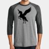 Mens Perfect Tri ® 3/4 Sleeve Raglan Thumbnail