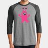 Mens Perfect Tri ® 3/4 Sleeve Raglan Thumbnail