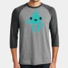Mens Perfect Tri ® 3/4 Sleeve Raglan Thumbnail