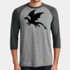 Mens Perfect Tri ® 3/4 Sleeve Raglan Thumbnail