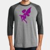 Mens Perfect Tri ® 3/4 Sleeve Raglan Thumbnail