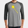 Mens Perfect Tri ® 3/4 Sleeve Raglan Thumbnail