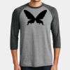 Mens Perfect Tri ® 3/4 Sleeve Raglan Thumbnail