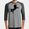 Mens Perfect Tri ® 3/4 Sleeve Raglan Thumbnail