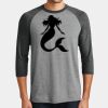 Mens Perfect Tri ® 3/4 Sleeve Raglan Thumbnail