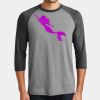 Mens Perfect Tri ® 3/4 Sleeve Raglan Thumbnail