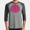 Mens Perfect Tri ® 3/4 Sleeve Raglan Thumbnail