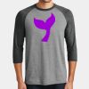 Mens Perfect Tri ® 3/4 Sleeve Raglan Thumbnail
