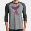 Mens Perfect Tri ® 3/4 Sleeve Raglan Thumbnail